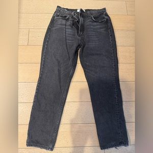 Reformation Rinsed Black denim